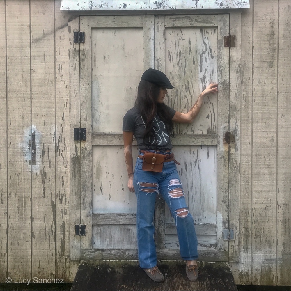 Wrangler vintage distressed jeans❤️❤️❤️